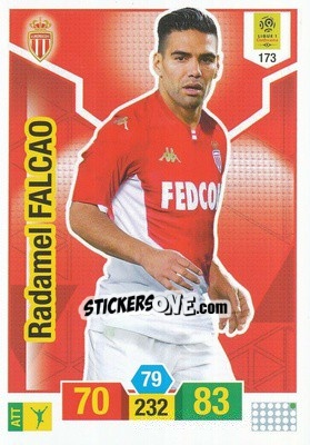Sticker Radamel Falcao - FOOT 2019-2020. Adrenalyn XL n. 173 - Panini