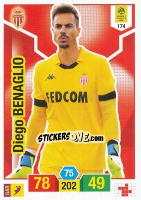 Sticker Diego Benaglio - FOOT 2019-2020. Adrenalyn XL n. 174 - Panini