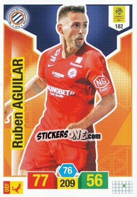 Figurina Ruben Aguillar - FOOT 2019-2020. Adrenalyn XL n. 182 - Panini