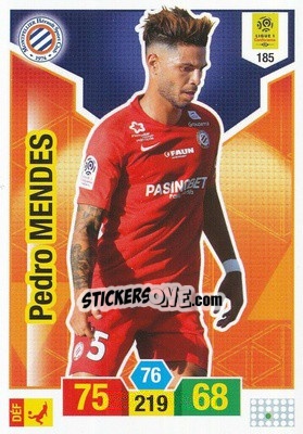 Sticker Pedro Mendes - FOOT 2019-2020. Adrenalyn XL - Panini