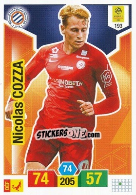 Sticker Nicolas Cozza - FOOT 2019-2020. Adrenalyn XL n. 193 - Panini