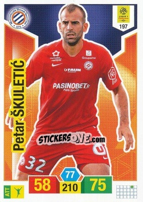 Sticker Petar Škuletic - FOOT 2019-2020. Adrenalyn XL n. 197 - Panini