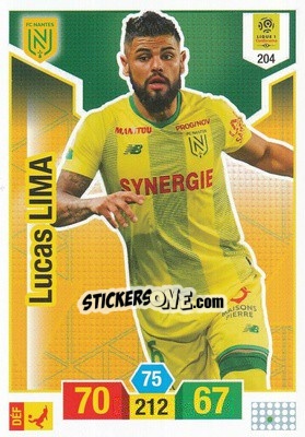 Sticker Lucas Lima - FOOT 2019-2020. Adrenalyn XL n. 204 - Panini