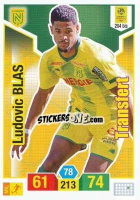 Sticker Ludovic Blas - FOOT 2019-2020. Adrenalyn XL n. 204bis - Panini