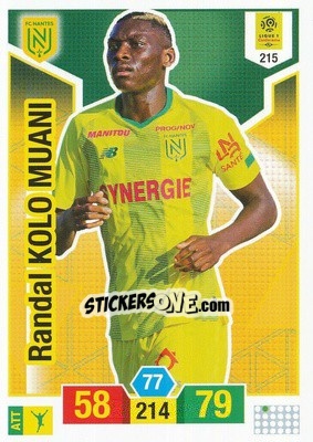 Cromo Randal Kolo Muani - FOOT 2019-2020. Adrenalyn XL - Panini