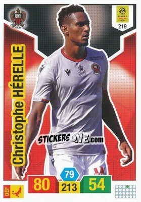 Sticker Christophe Hérelle - FOOT 2019-2020. Adrenalyn XL n. 219 - Panini