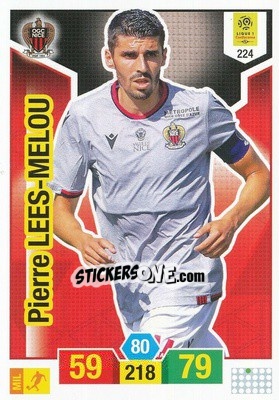 Sticker Pierre Lees-Melou - FOOT 2019-2020. Adrenalyn XL n. 224 - Panini