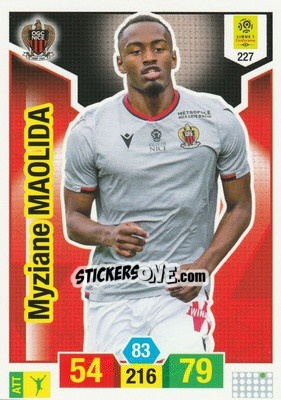 Sticker Myziane Maolida - FOOT 2019-2020. Adrenalyn XL n. 227 - Panini