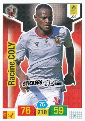 Sticker Racine Coly - FOOT 2019-2020. Adrenalyn XL n. 229 - Panini