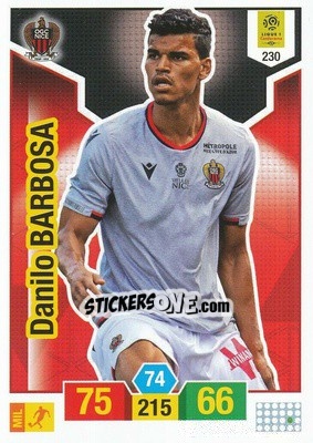 Sticker Danilo Barbosa - FOOT 2019-2020. Adrenalyn XL n. 230 - Panini