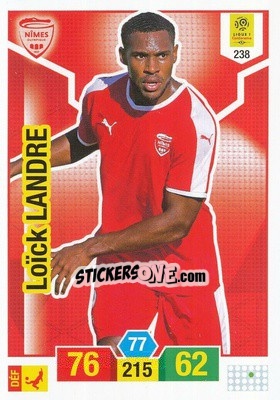 Figurina Loïck Landre - FOOT 2019-2020. Adrenalyn XL - Panini