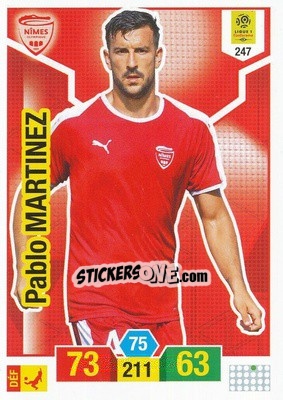 Figurina Pablo Martinez - FOOT 2019-2020. Adrenalyn XL - Panini