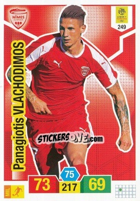 Sticker Panagiotis Vlachodimos - FOOT 2019-2020. Adrenalyn XL n. 249 - Panini
