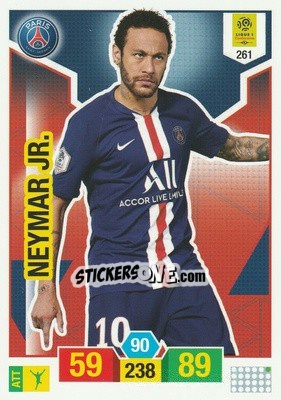 Sticker Neymar Jr. - FOOT 2019-2020. Adrenalyn XL n. 261 - Panini