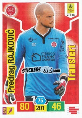 Sticker Predrag Rajkovic - FOOT 2019-2020. Adrenalyn XL n. 271bis - Panini