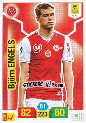 Sticker Björn Engels - FOOT 2019-2020. Adrenalyn XL n. 273 - Panini