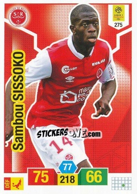 Sticker Sambou Sissoko - FOOT 2019-2020. Adrenalyn XL n. 275 - Panini