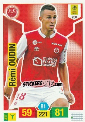 Sticker Rémi Oudin - FOOT 2019-2020. Adrenalyn XL n. 280 - Panini