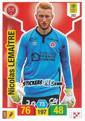 Sticker Nicolas Lemaître - FOOT 2019-2020. Adrenalyn XL n. 282 - Panini