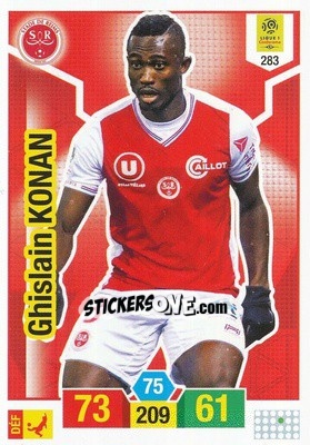 Sticker Ghislain Konan - FOOT 2019-2020. Adrenalyn XL n. 283 - Panini