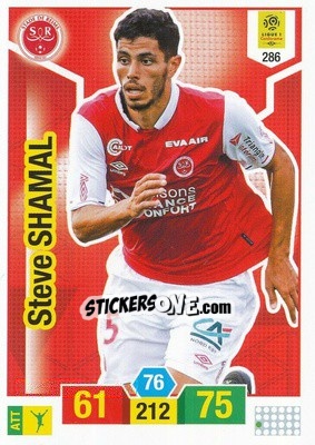 Sticker Steve Shamal - FOOT 2019-2020. Adrenalyn XL - Panini