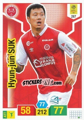 Sticker Suk Hyun-jun - FOOT 2019-2020. Adrenalyn XL n. 287 - Panini