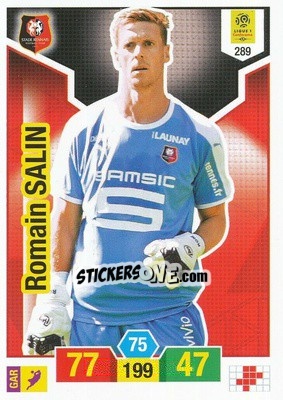 Sticker Romain Salin - FOOT 2019-2020. Adrenalyn XL n. 289 - Panini