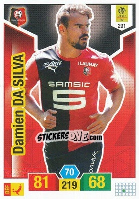 Sticker Damien Da Silva - FOOT 2019-2020. Adrenalyn XL - Panini