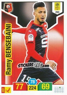 Sticker Ramy Bensebaini - FOOT 2019-2020. Adrenalyn XL n. 293 - Panini