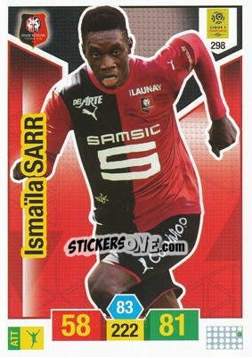 Sticker Ismaïla Sarr - FOOT 2019-2020. Adrenalyn XL n. 298 - Panini