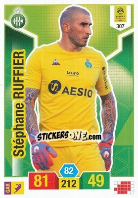 Cromo Stéphane Ruffier - FOOT 2019-2020. Adrenalyn XL n. 307 - Panini