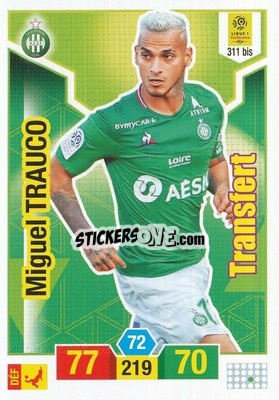 Sticker Miguel Trauco - FOOT 2019-2020. Adrenalyn XL n. 311bis - Panini