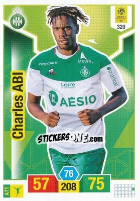 Sticker Charles Abi - FOOT 2019-2020. Adrenalyn XL n. 320 - Panini