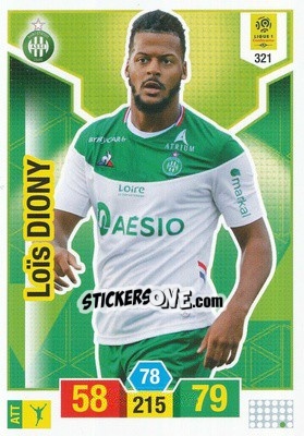 Sticker Loïs Diony - FOOT 2019-2020. Adrenalyn XL n. 321 - Panini
