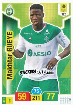 Sticker Makhtar Gueye - FOOT 2019-2020. Adrenalyn XL n. 322 - Panini