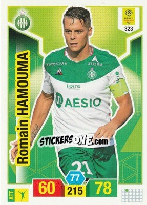 Figurina Romain Hamouma - FOOT 2019-2020. Adrenalyn XL - Panini