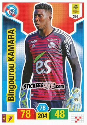 Figurina Bingourou Kamara - FOOT 2019-2020. Adrenalyn XL - Panini