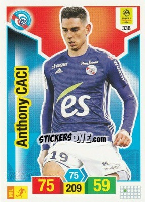 Sticker Anthony Caci - FOOT 2019-2020. Adrenalyn XL n. 338 - Panini