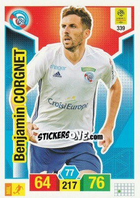 Sticker Benjamin Corgnet - FOOT 2019-2020. Adrenalyn XL n. 339 - Panini