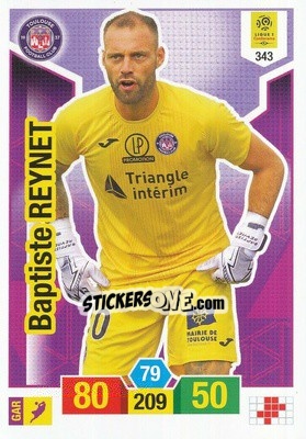 Sticker Baptiste Reynet - FOOT 2019-2020. Adrenalyn XL n. 343 - Panini