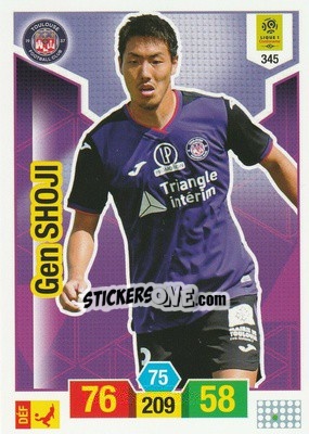 Sticker Gen Shoji - FOOT 2019-2020. Adrenalyn XL - Panini