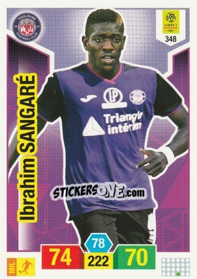 Sticker Ibrahim Sangaré - FOOT 2019-2020. Adrenalyn XL n. 348 - Panini