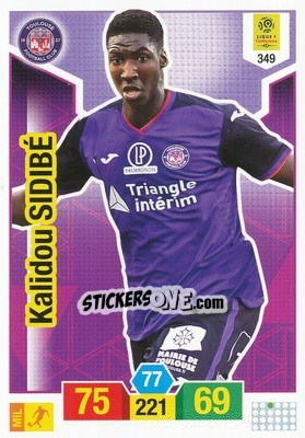 Sticker Kalidou Sidibé - FOOT 2019-2020. Adrenalyn XL n. 349 - Panini