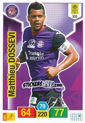 Sticker Matthieu Dossevi - FOOT 2019-2020. Adrenalyn XL n. 350 - Panini