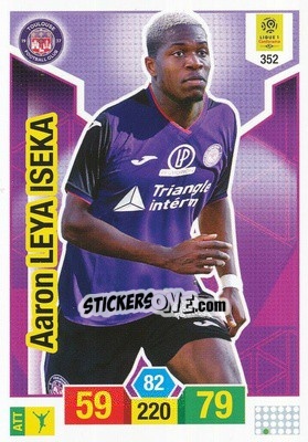 Sticker Aaron Leya Iseka - FOOT 2019-2020. Adrenalyn XL n. 352 - Panini