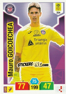 Sticker Mauro Goicoechea - FOOT 2019-2020. Adrenalyn XL n. 354 - Panini
