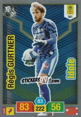 Sticker Régis Gurtner - FOOT 2019-2020. Adrenalyn XL n. 361 - Panini