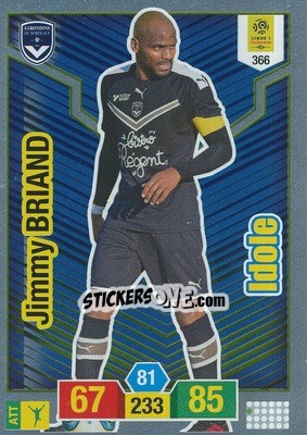 Sticker Jimmy Briand - FOOT 2019-2020. Adrenalyn XL n. 366 - Panini