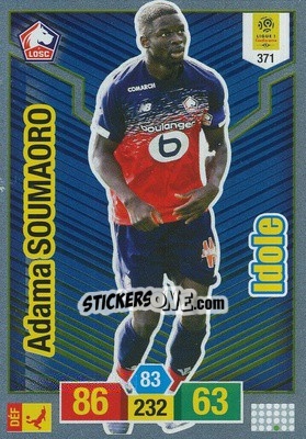Sticker Adama Soumaoro - FOOT 2019-2020. Adrenalyn XL n. 371 - Panini