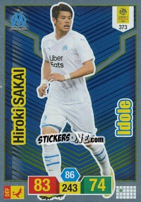 Sticker Hiroki Sakai - FOOT 2019-2020. Adrenalyn XL n. 373 - Panini